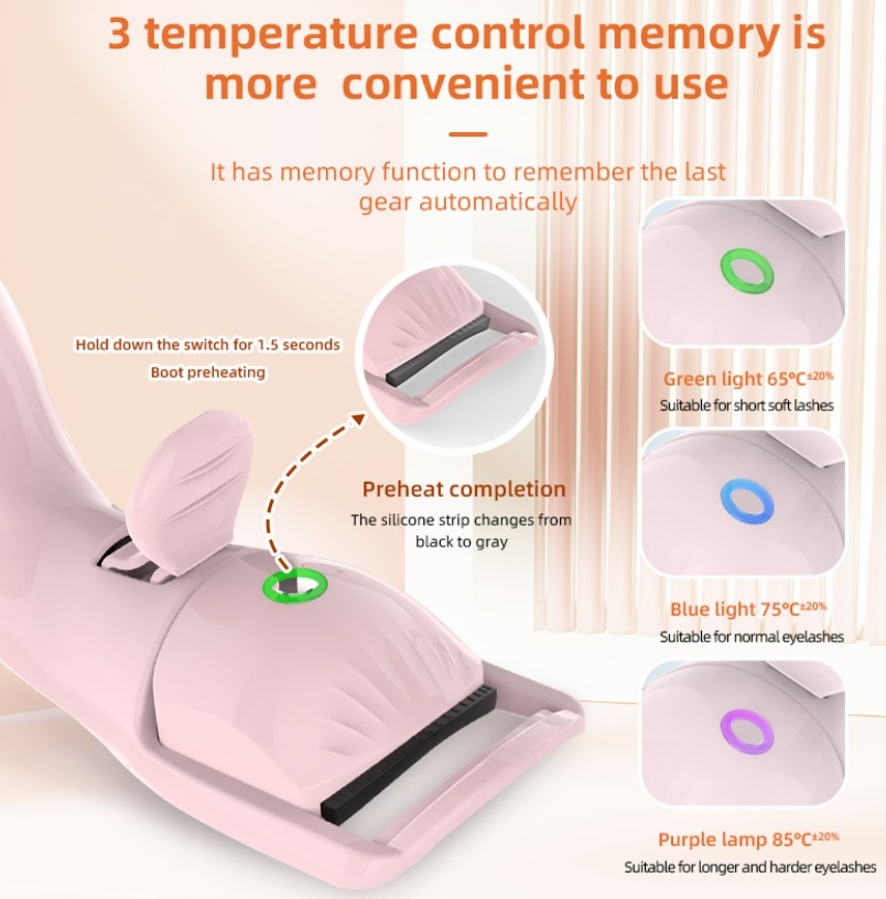 Electric Eyelasg Curler - Pink