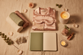 THE SELF-CARE SPA NIGHT BOX - 8 piece soft life spa night gift set flat lay